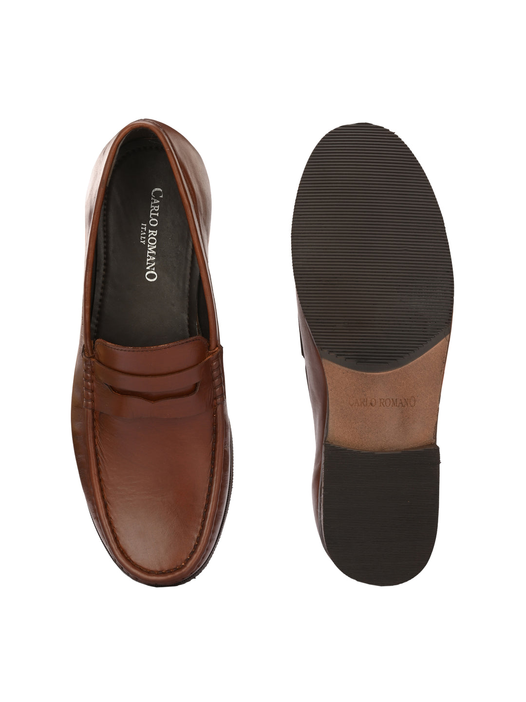 Men's Genuine Leather Slip On moccasin loafer shoes for men