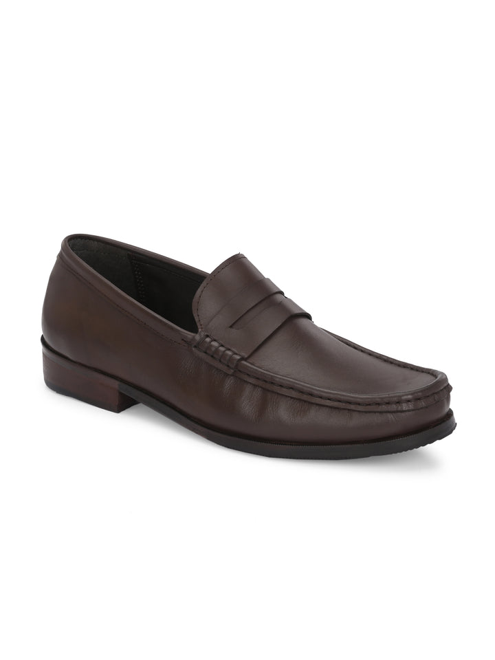 Men's Genuine Leather Slip On moccasin loafer shoes for men