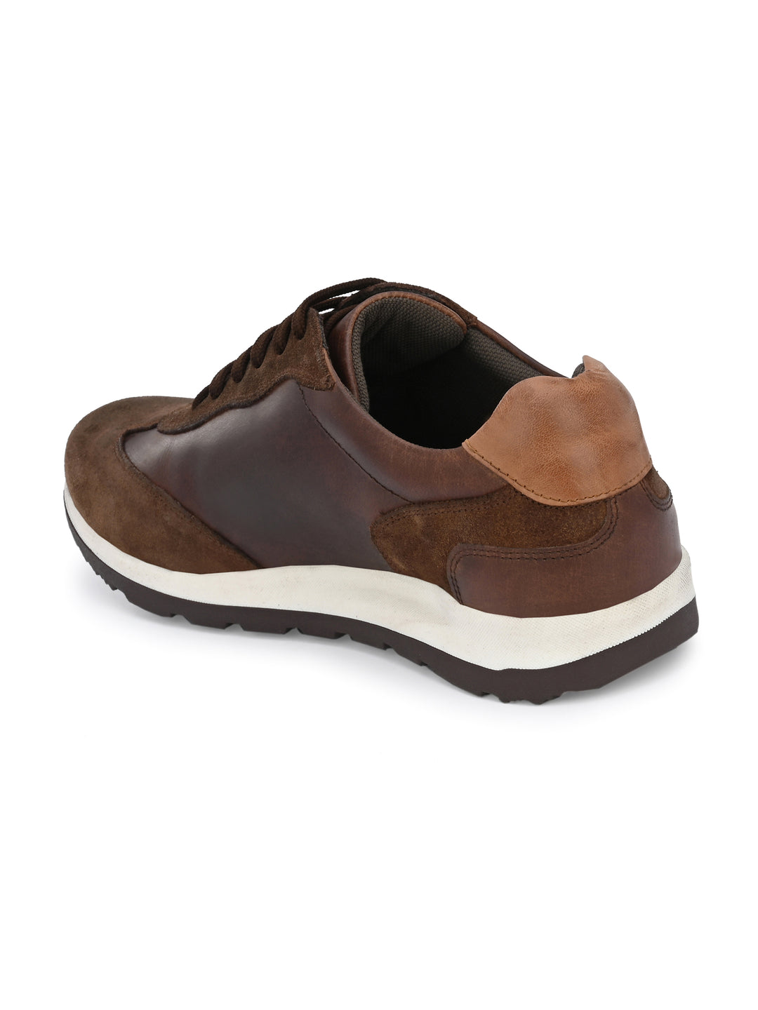 Men's Genuine Sude Leather Lace up Casual Sneaker Shoe / Carlo Goose Collection