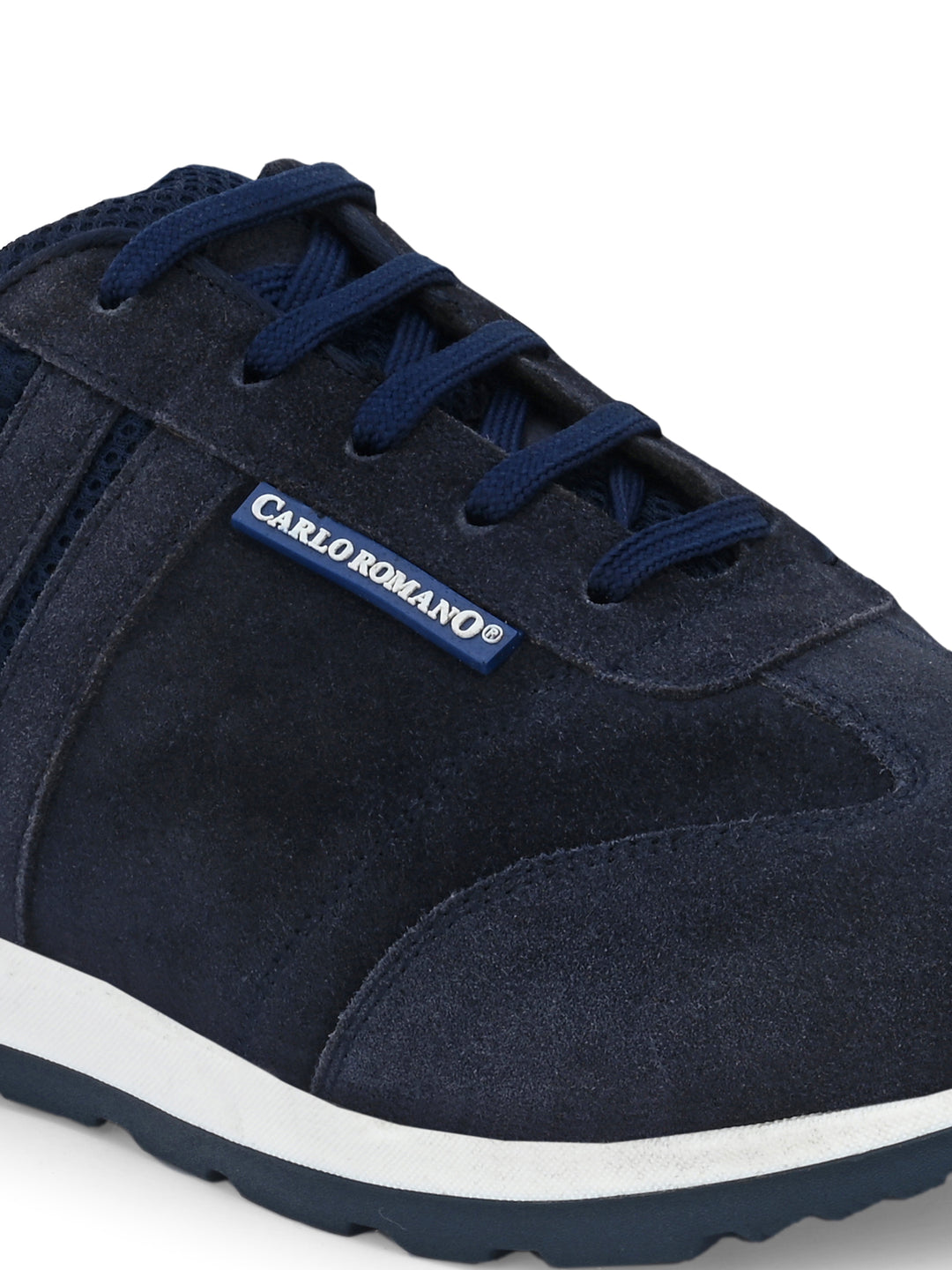 Men's Genuine Sude Leather Lace up Casual Sneaker Shoe / Carlo Goose Collection