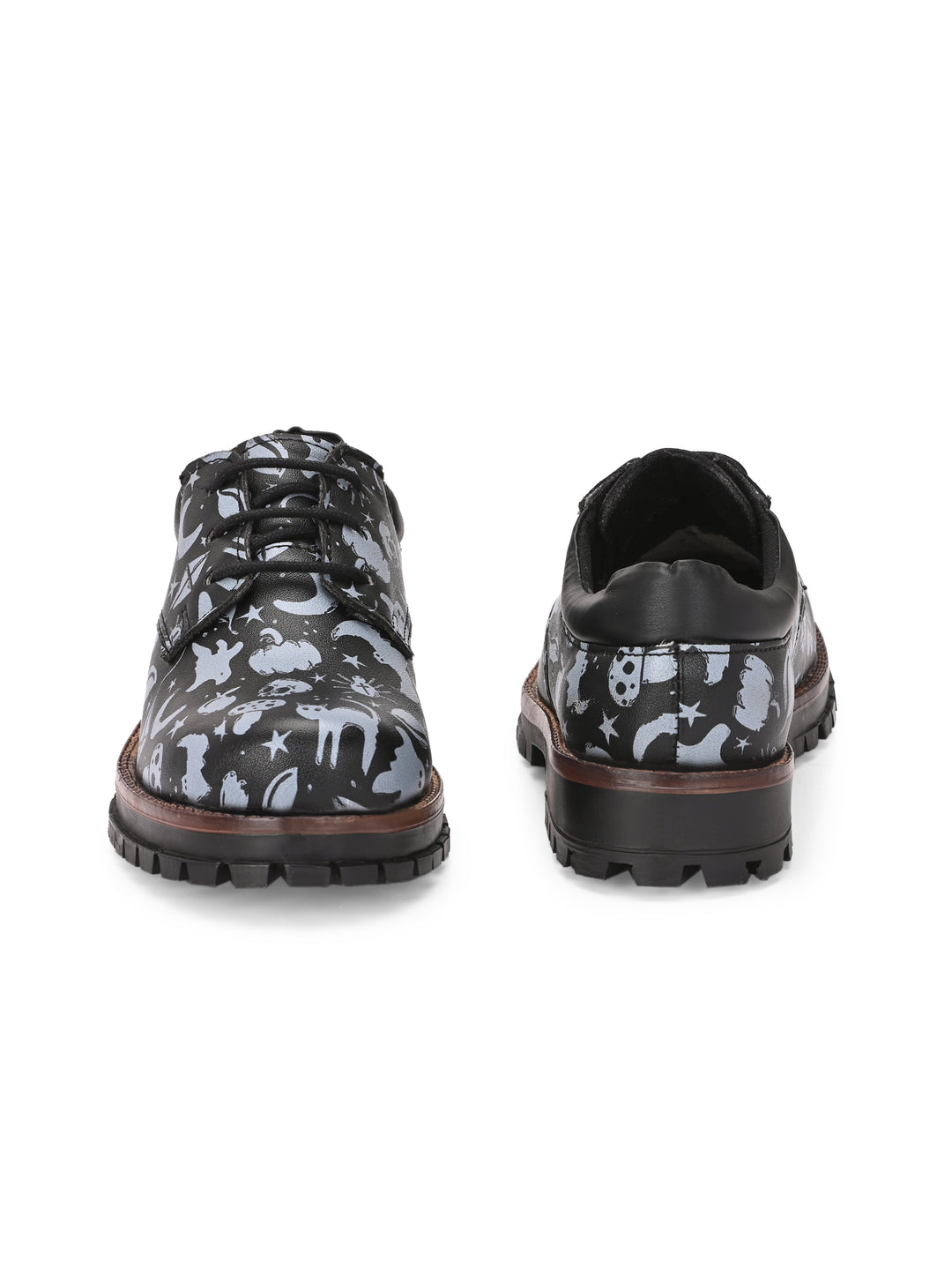 CARLO ROMANO BY WASAN VEGAN LEATHER DIGITAL PRINT SHOE FOR KIDS