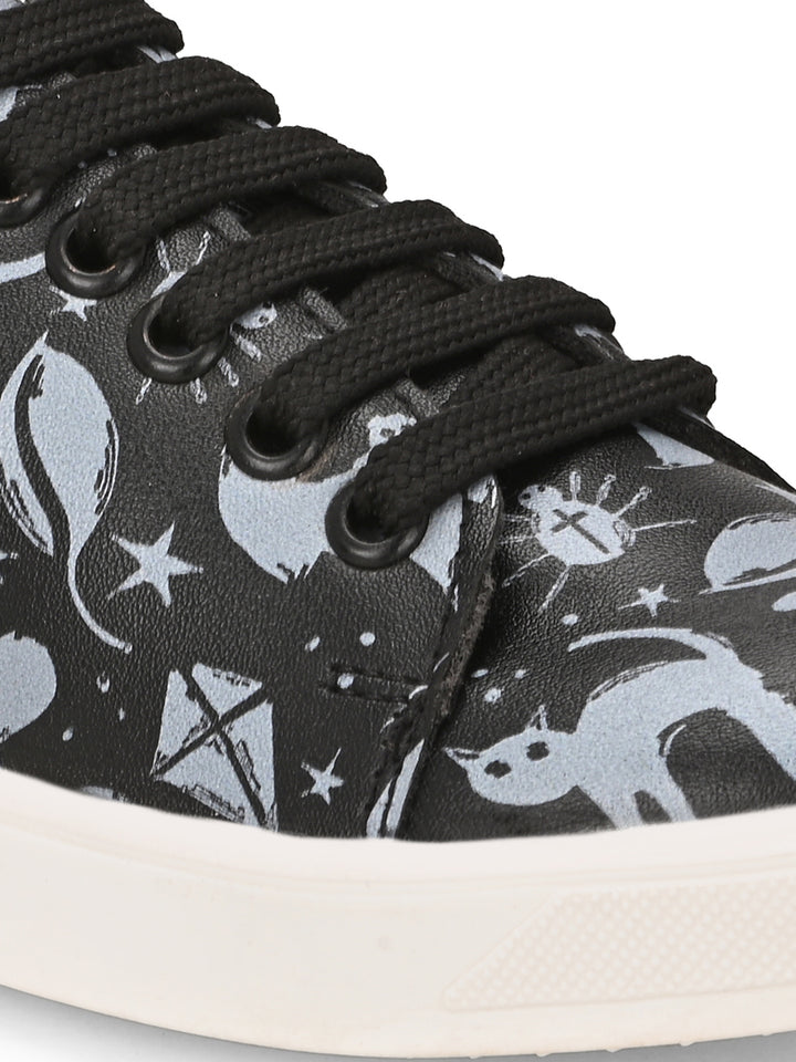 CARLO ROMANO BY WASAN VEGAN LEATHER DIGITAL PRINT SHOE FOR KIDS