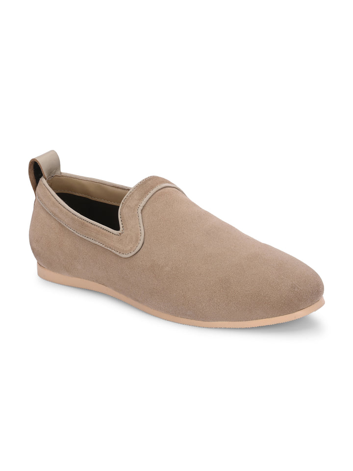 CARLO ROMANO SUEDE LEATHER LOAFER SHOES FOR MEN
