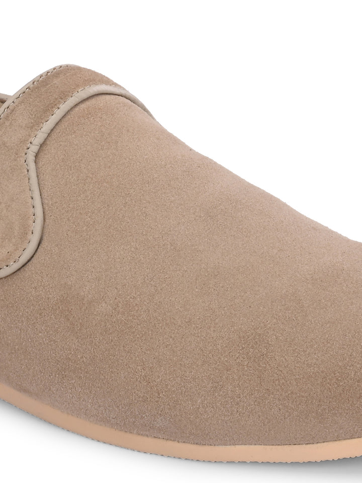 CARLO ROMANO SUEDE LEATHER LOAFER SHOES FOR MEN