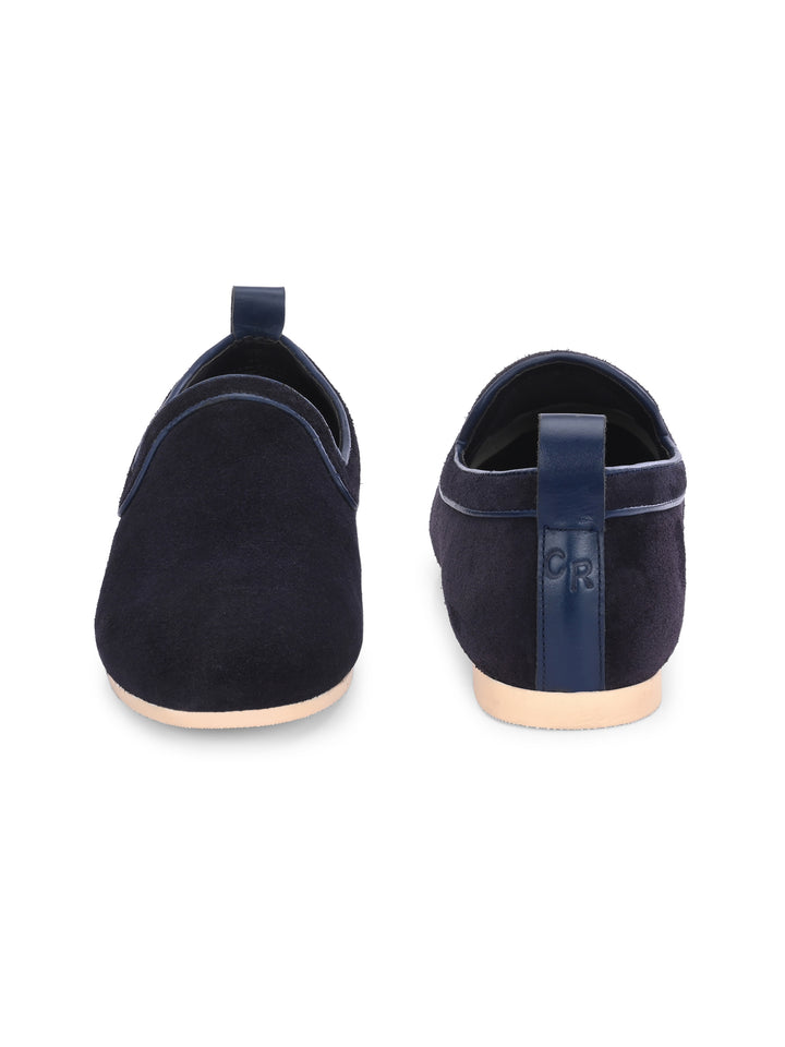 CARLO ROMANO SUEDE LEATHER LOAFER SHOES FOR MEN