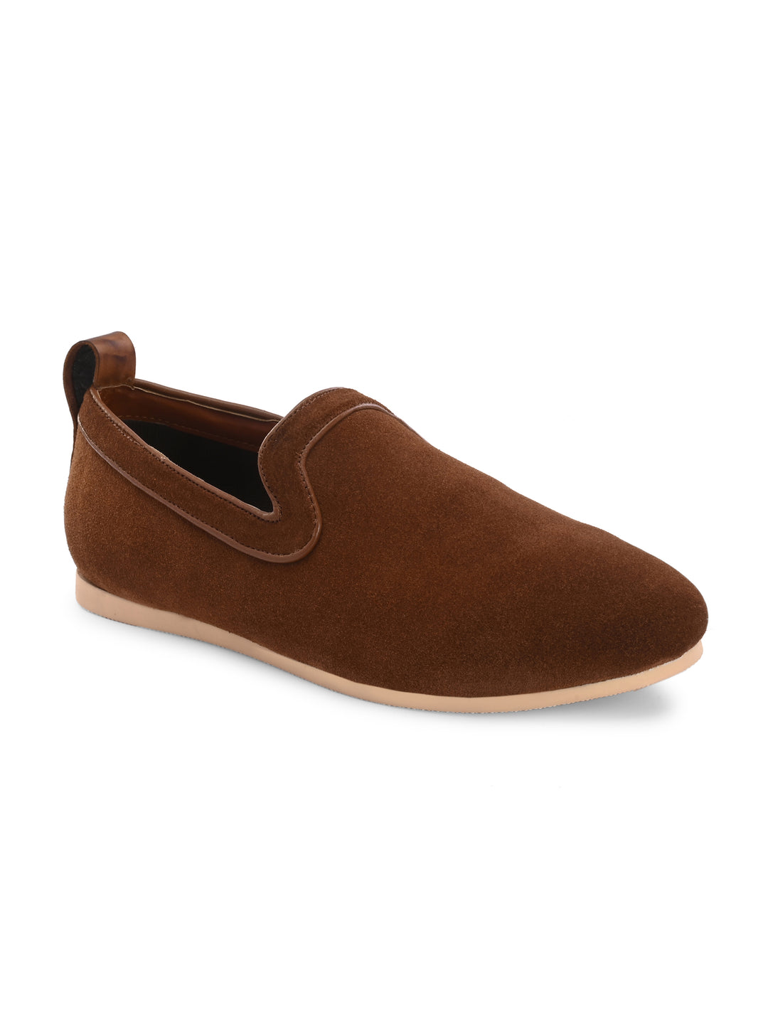 CARLO ROMANO SUEDE LEATHER LOAFER SHOES FOR MEN