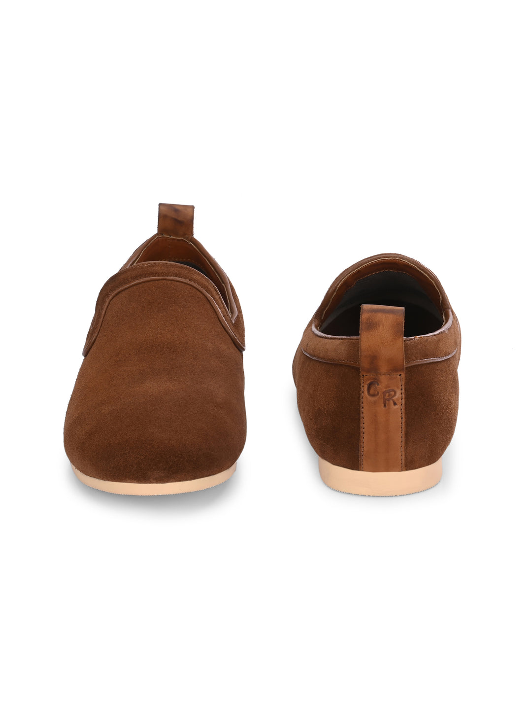 CARLO ROMANO SUEDE LEATHER LOAFER SHOES FOR MEN