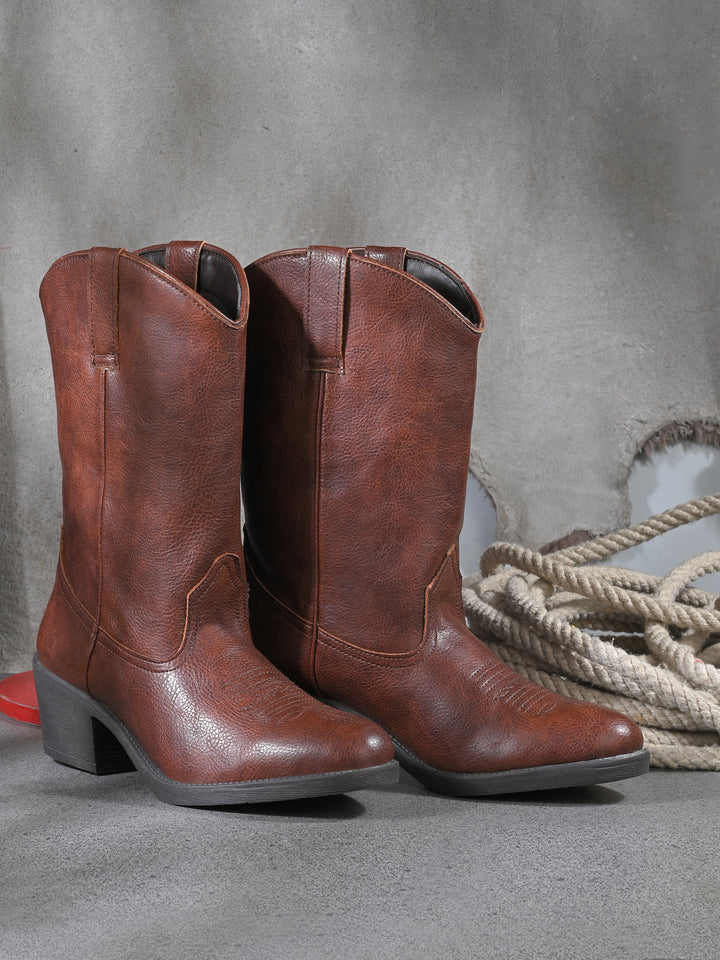 CARLO ROMANO BY WASAN VEGAN LEATHER  LONG BOOT FOR WOMEN