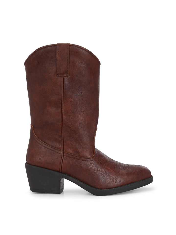 CARLO ROMANO BY WASAN VEGAN LEATHER  LONG BOOT FOR WOMEN