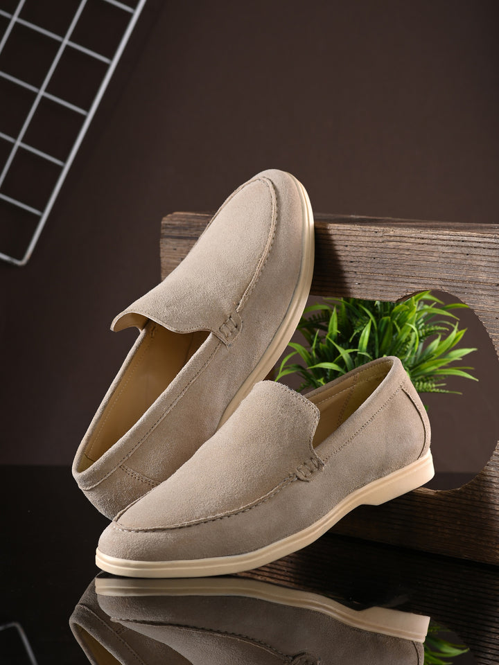 Carlo Romano Suede Leather Moccasin Loafer Shoes For men