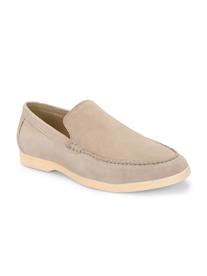 Carlo Romano Suede Leather Moccasin Loafer Shoes For men