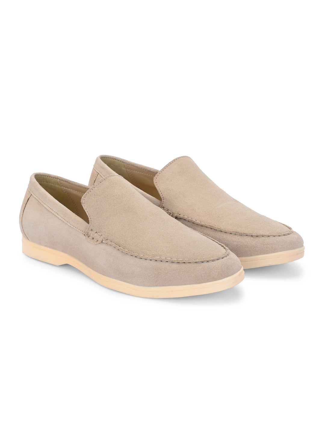Carlo Romano Suede Leather Moccasin Loafer Shoes For men