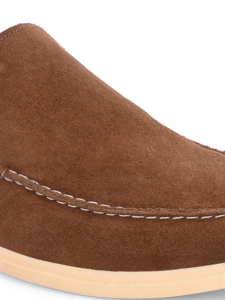 Carlo Romano Suede Leather Moccasin Loafer Shoes For men