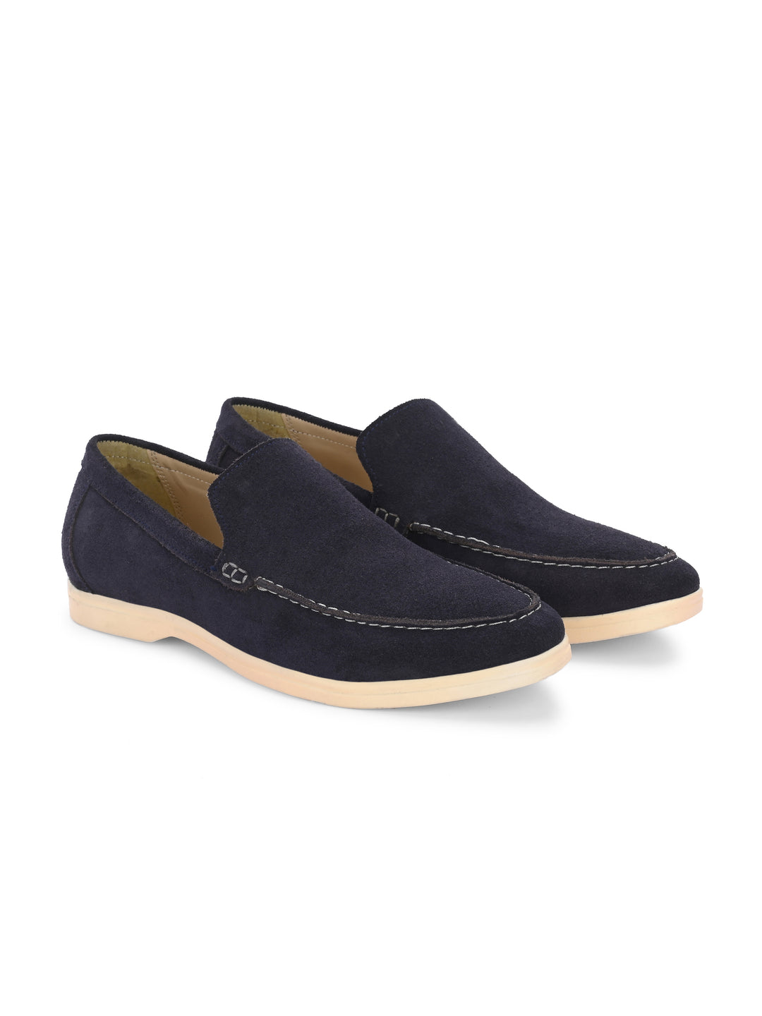 Carlo Romano Suede Leather Moccasin Loafer Shoes For men
