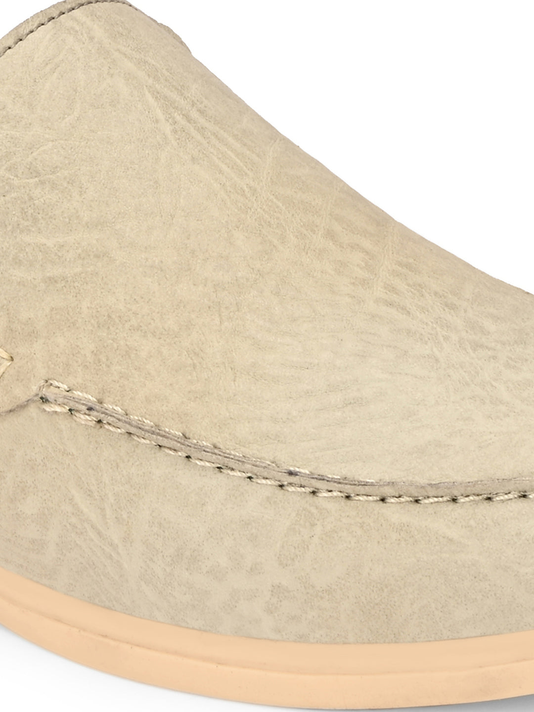 CARLO ROMANO BY WASAN DARK TAN COLOR GENUINE LEATHER MOCCASIN  SHOES FOR MEN