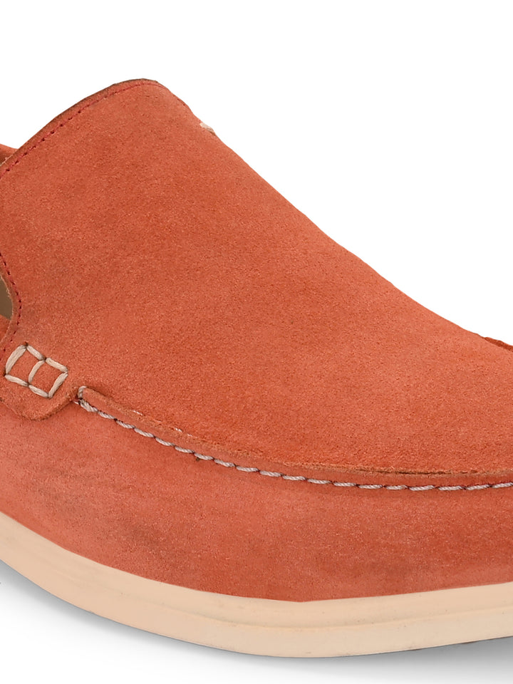 Carlo Romano Suede Leather Moccasin Loafer Shoes For men