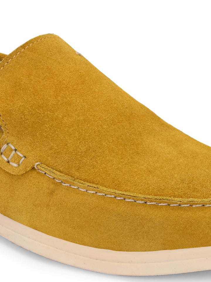 Carlo Romano Suede Leather Moccasin Loafer Shoes For men
