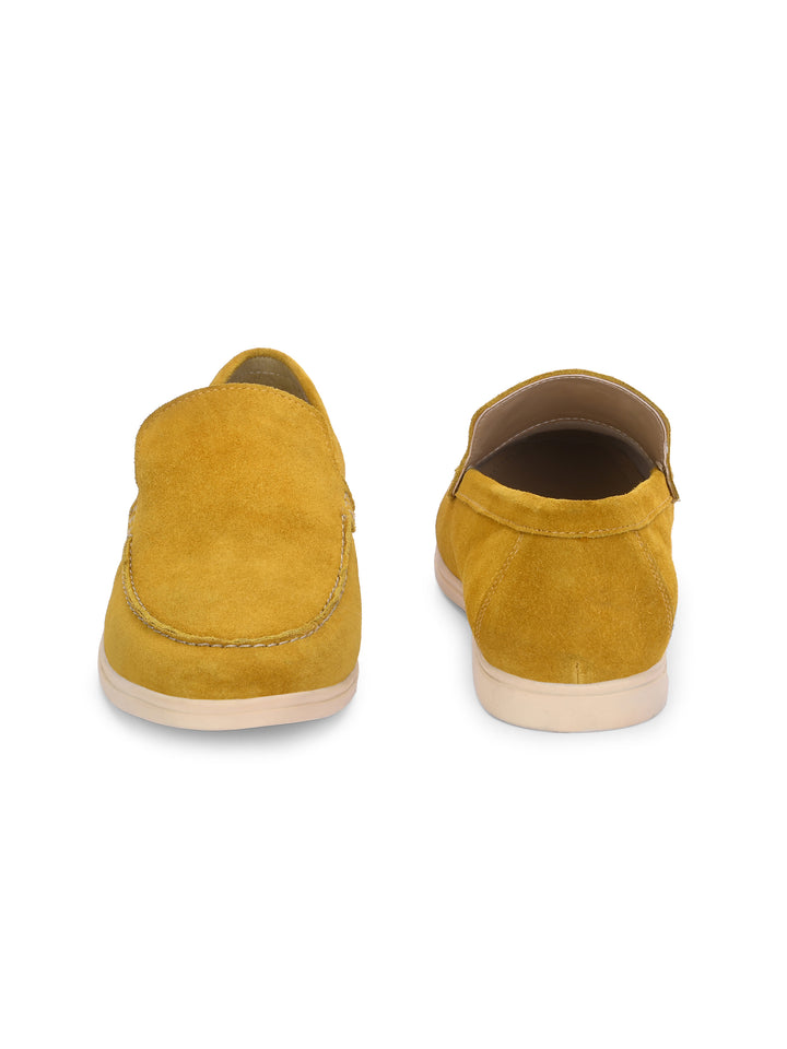 Carlo Romano Suede Leather Moccasin Loafer Shoes For men