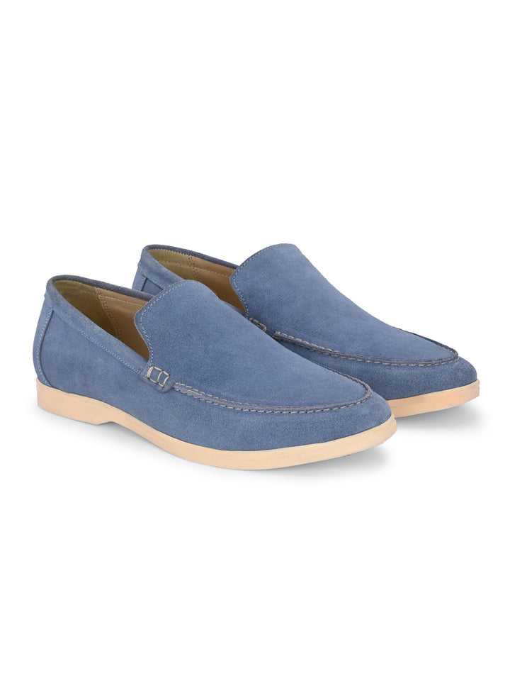 Carlo Romano Suede Leather Moccasin Loafer Shoes For men
