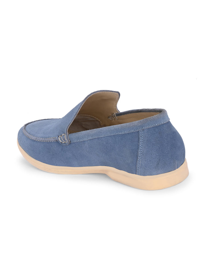 Carlo Romano Suede Leather Moccasin Loafer Shoes For men