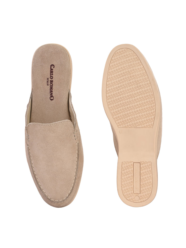 CARLO ROMANO BY WASAN PREMIUM STYLISH LEATHER MULES FOR MENS