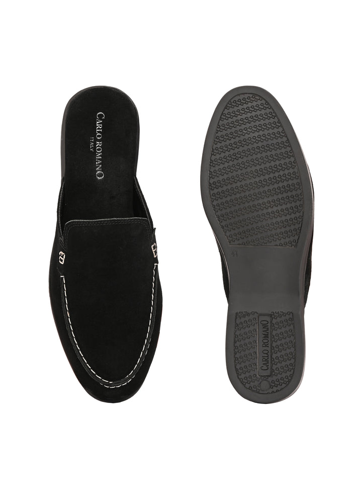 CARLO ROMANO BY WASAN PREMIUM STYLISH LEATHER MULES FOR MENS