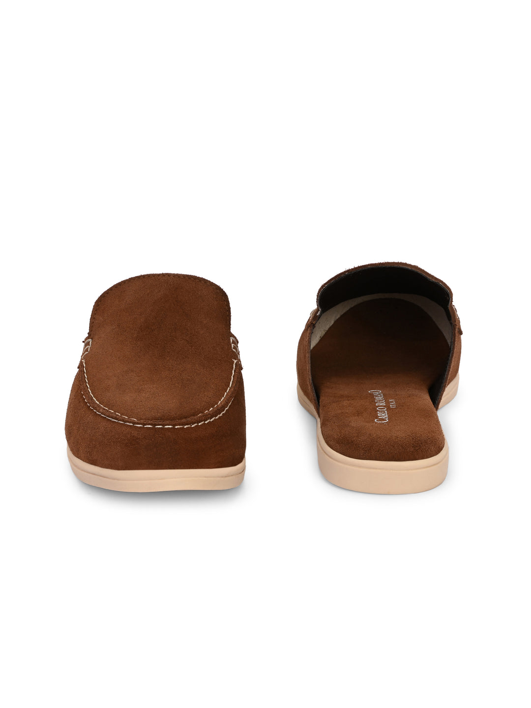 CARLO ROMANO BY WASAN PREMIUM STYLISH LEATHER MULES FOR MENS