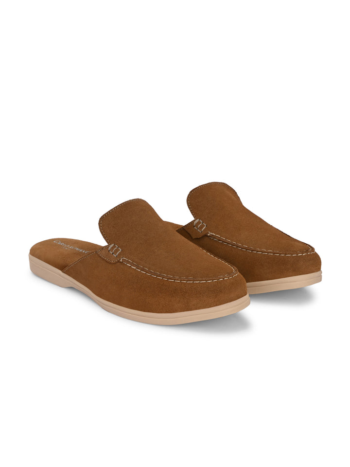 CARLO ROMANO BY WASAN PREMIUM STYLISH LEATHER MULES FOR MENS