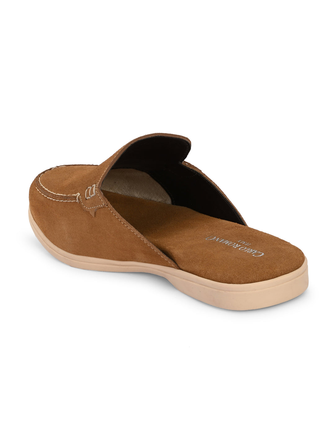 CARLO ROMANO BY WASAN PREMIUM STYLISH LEATHER MULES FOR MENS