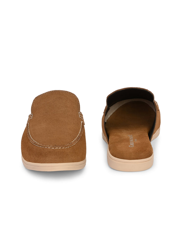 CARLO ROMANO BY WASAN PREMIUM STYLISH LEATHER MULES FOR MENS