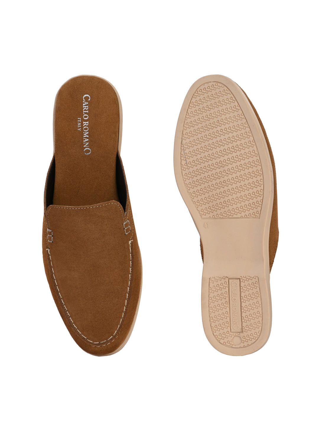 CARLO ROMANO BY WASAN PREMIUM STYLISH LEATHER MULES FOR MENS