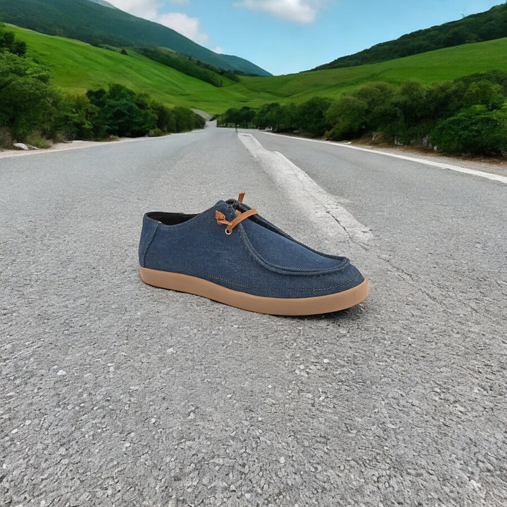 CARLO ROMANO BY WASAN DENIM BLUE SNEAKERS SHOE FOR MEN