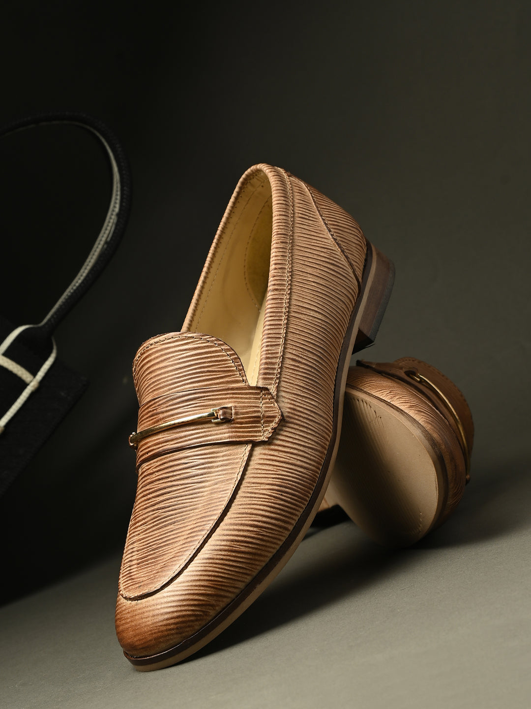 CARLO ROMANO BY WASAN TAN COLOUR MOCCASIN SHOE FOR WOMEN