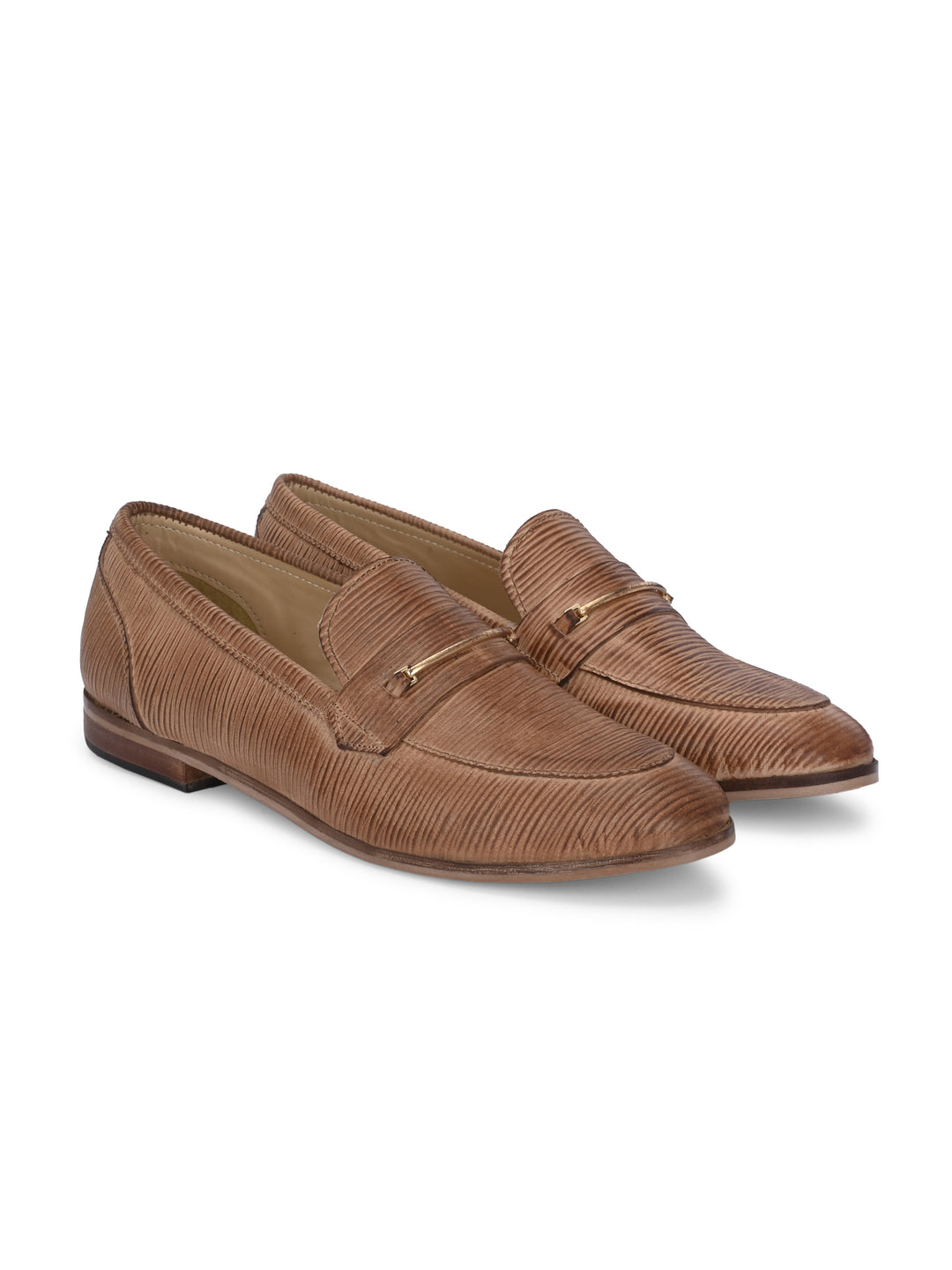 CARLO ROMANO BY WASAN TAN COLOUR MOCCASIN SHOE FOR WOMEN
