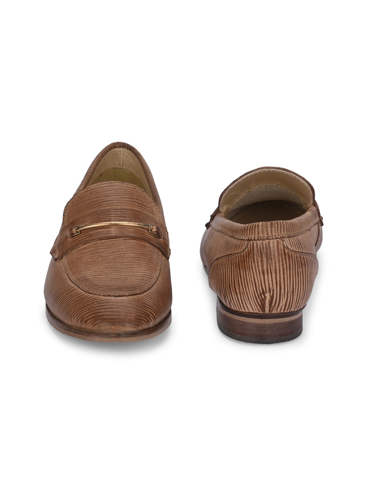 CARLO ROMANO BY WASAN TAN COLOUR MOCCASIN SHOE FOR WOMEN