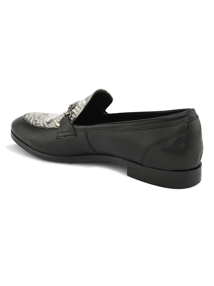 CARLO ROMANO BY WASAN BLACK COLOUR MOCCASIN SHOE FOR WOMEN