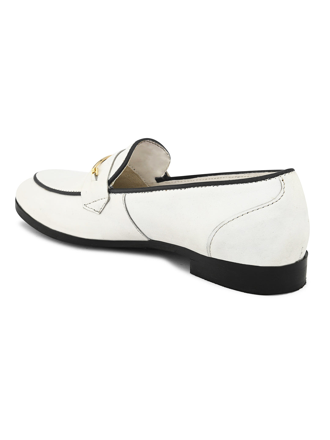 CARLO ROMANO BY WASAN WHITE COLOUR MOCCASIN SHOE FOR WOMEN