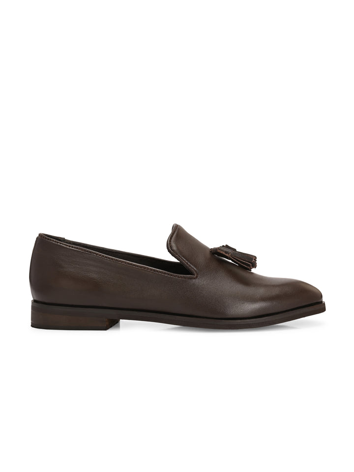 CARLO ROMANO BY WASAN BLACK COLOUR SLIP-ONS SHOE FOR WOMEN