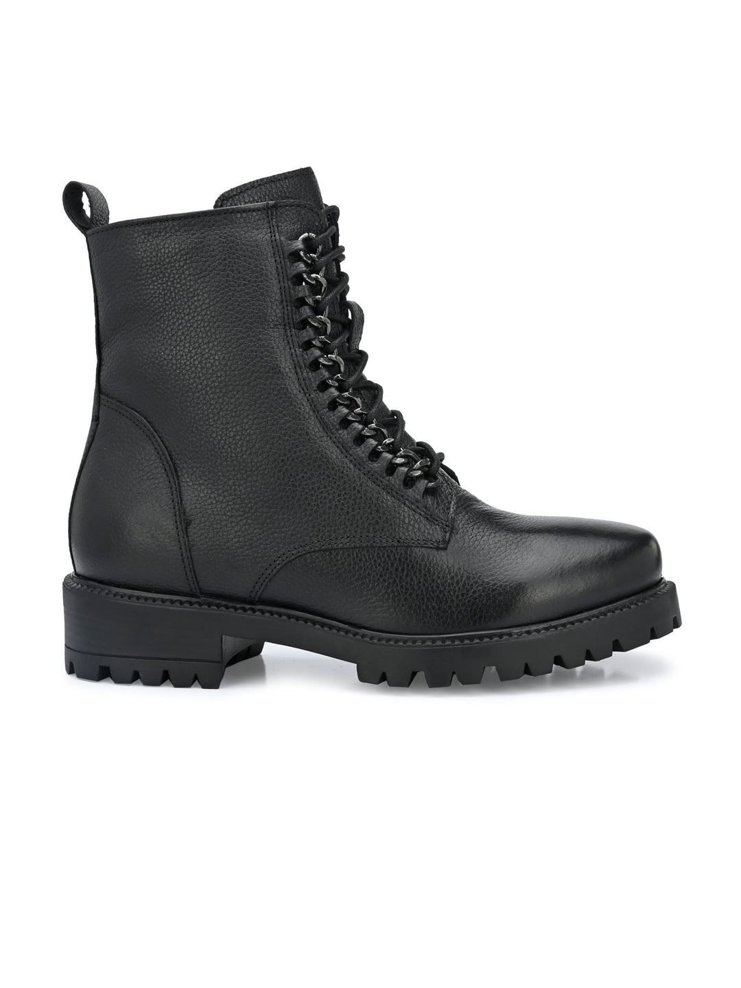 Carlo Romano by Wasan Shoes Women's Genuine Milled Leather Lace Up High Ankle Boot