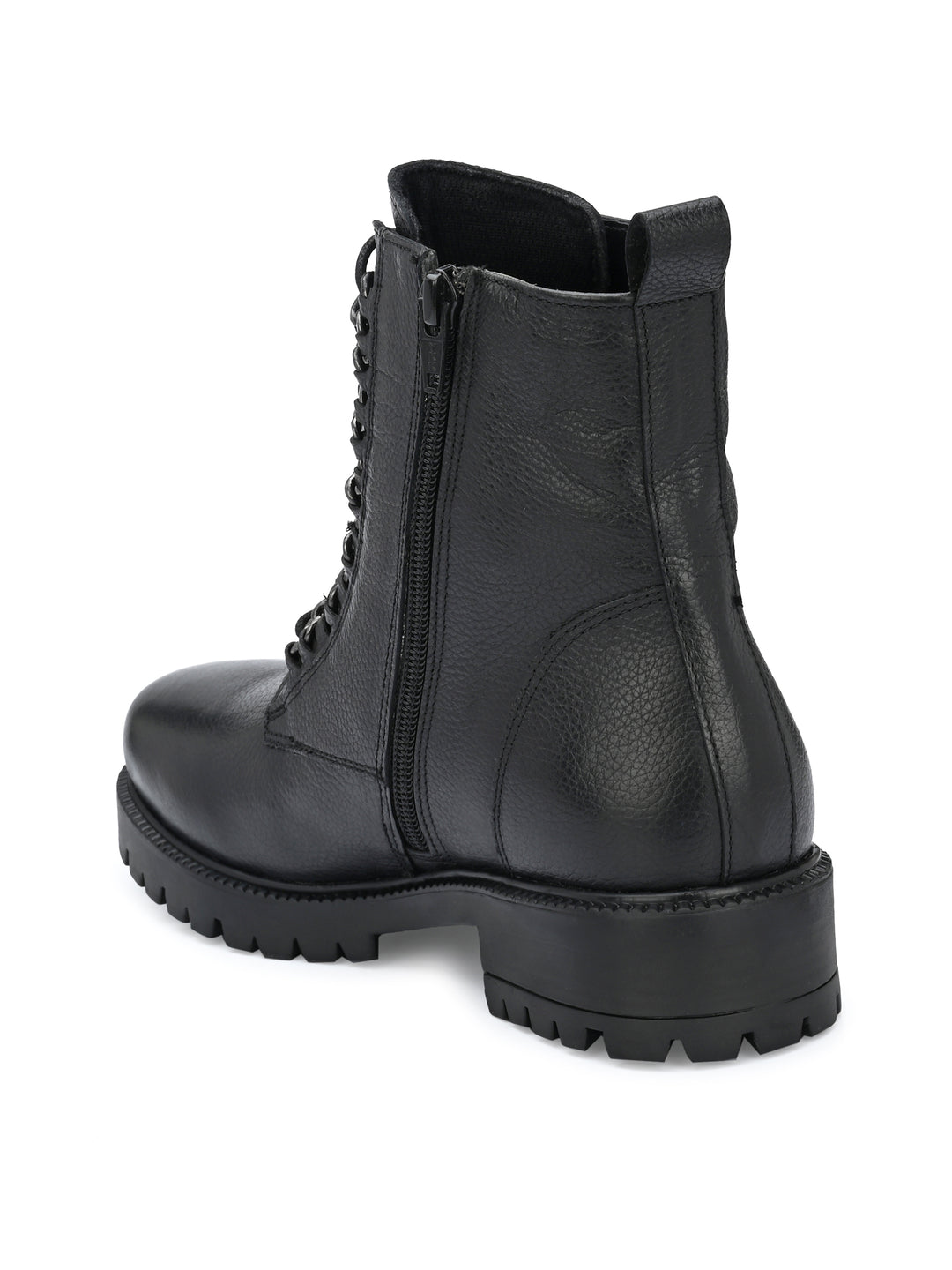 Carlo Romano by Wasan Shoes Women's Genuine Milled Leather Lace Up High Ankle Boot