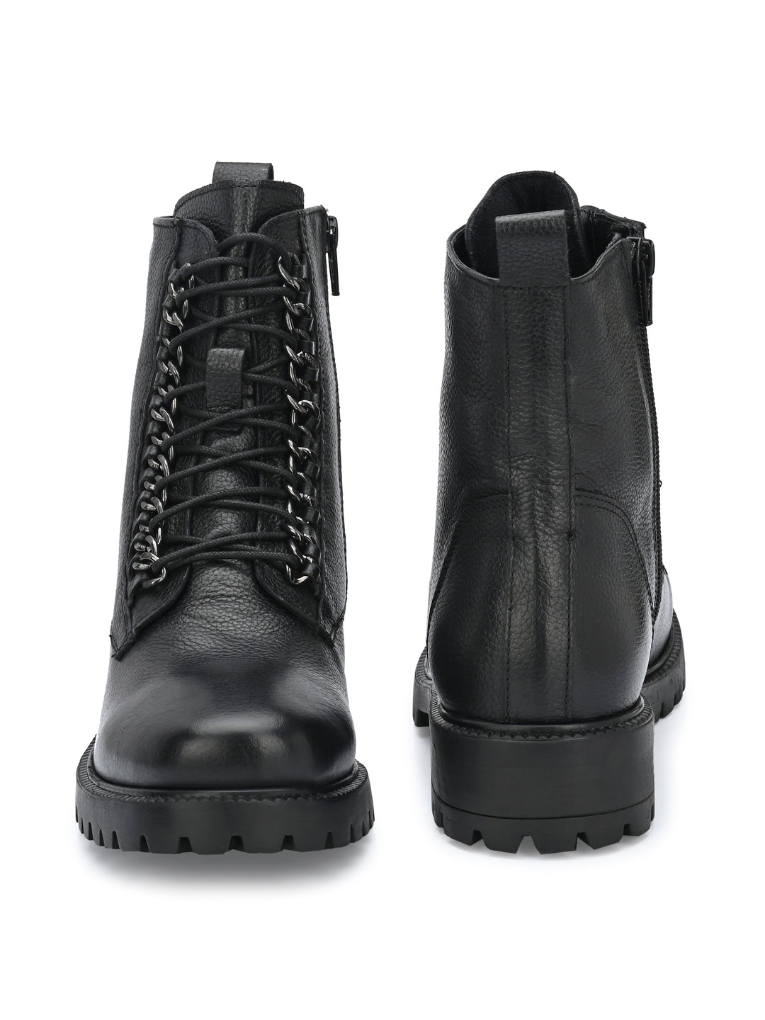 Carlo Romano by Wasan Shoes Women's Genuine Milled Leather Lace Up High Ankle Boot