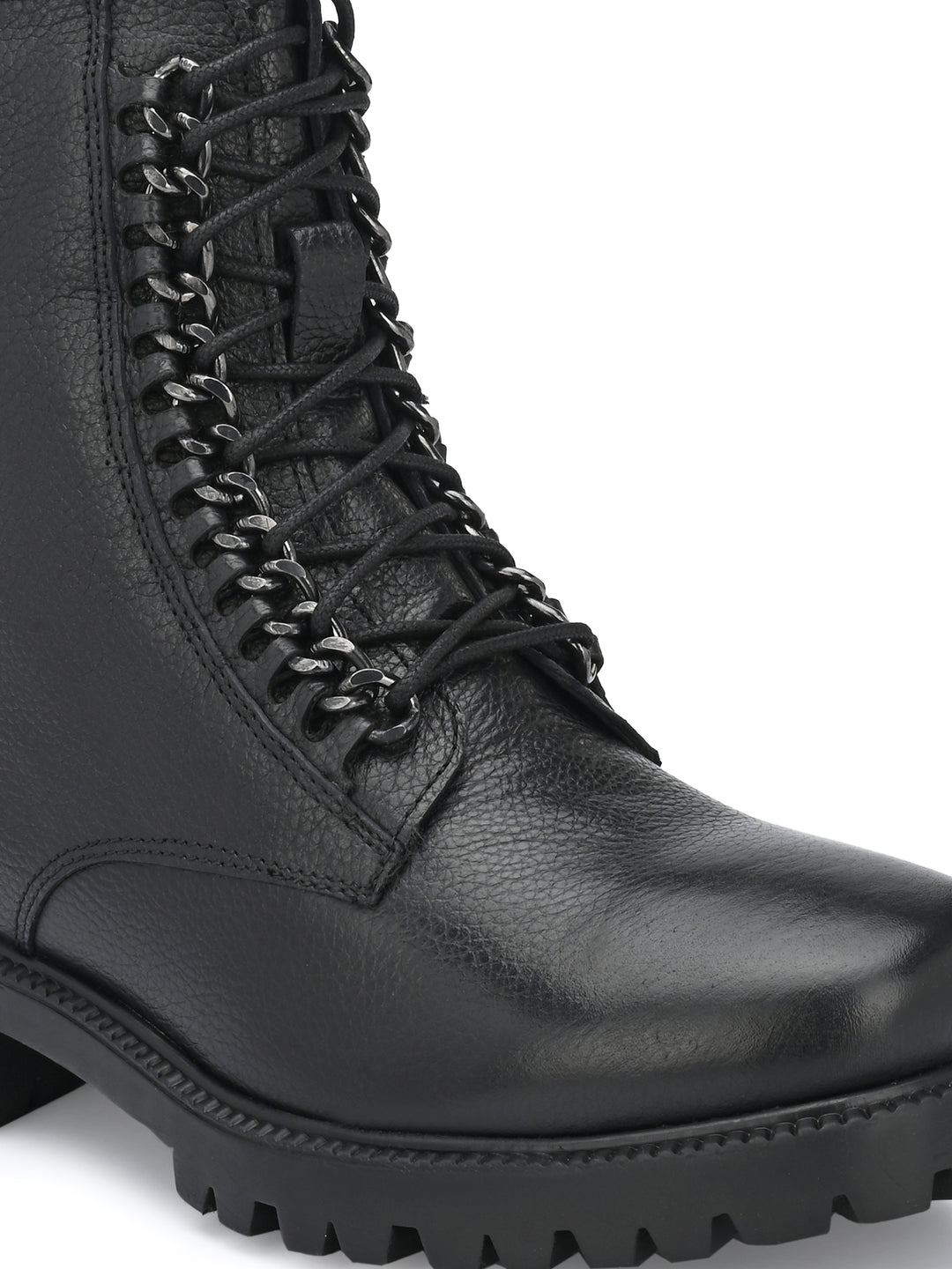 Carlo Romano by Wasan Shoes Women's Genuine Milled Leather Lace Up High Ankle Boot