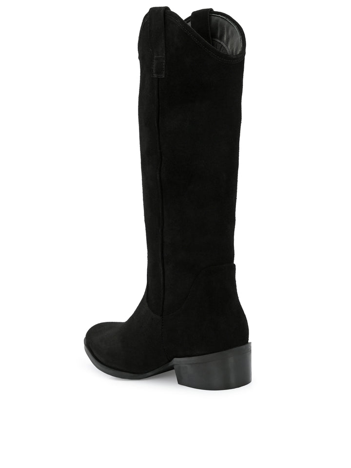 WOMEN'S LEATHER KNEE LENGHT BOOT