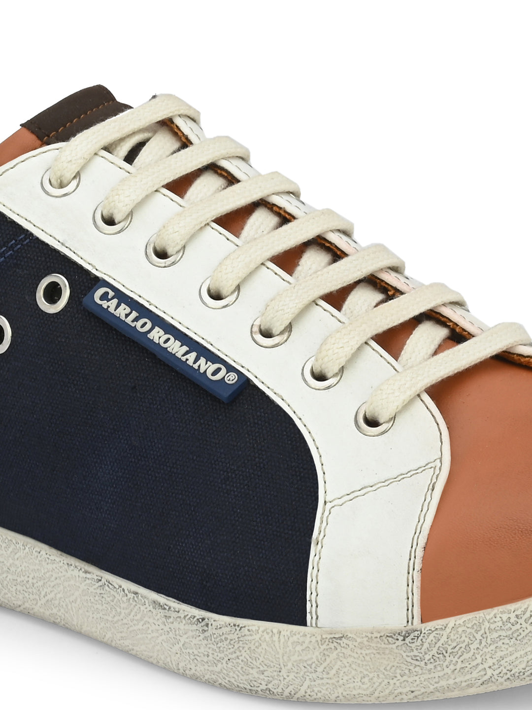 Men's Vegan Leather Lace up Casual Sneaker Shoe / Carlo Goose Collection