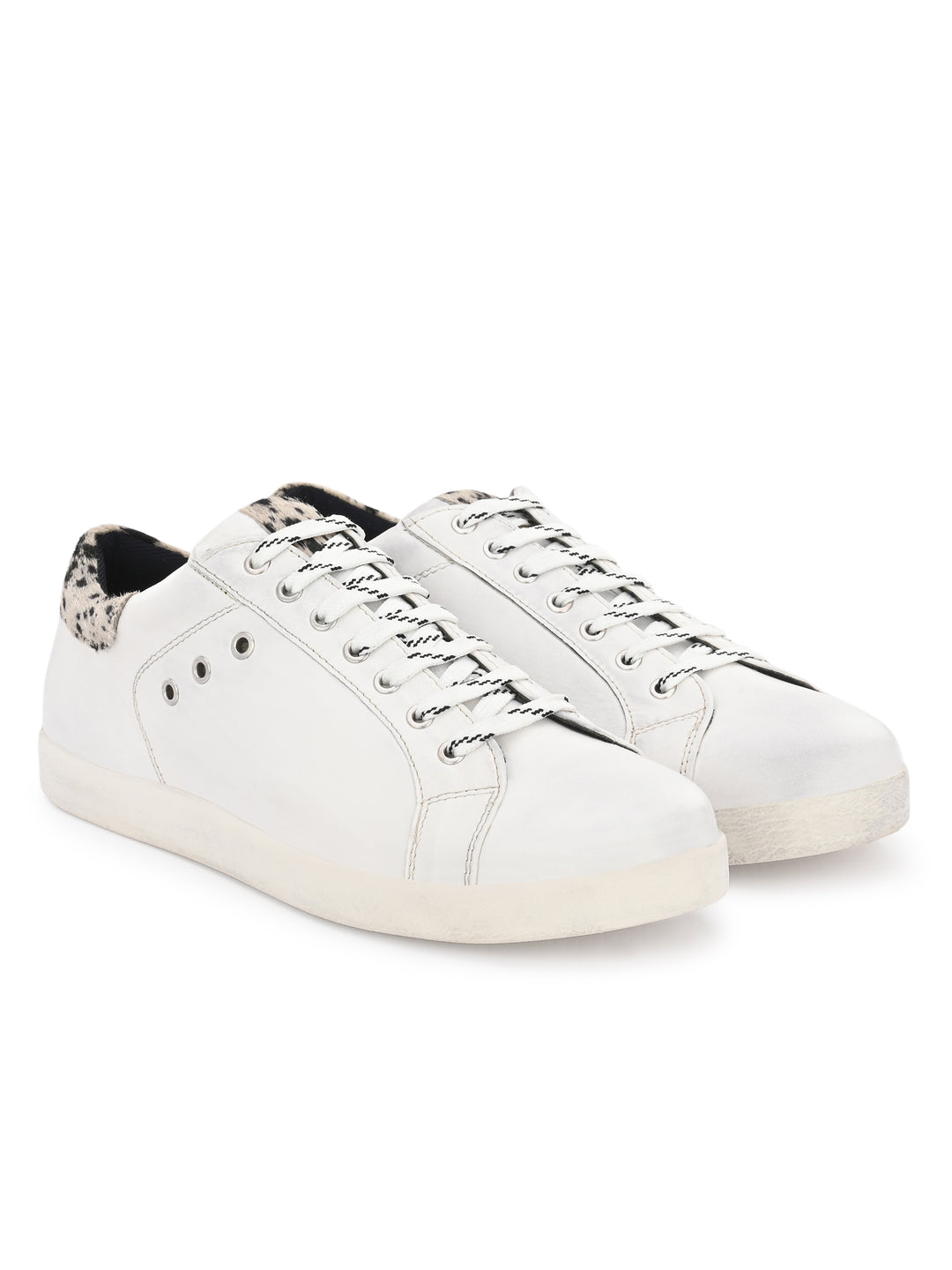 Men's Genuine Sheep Leather Lace up Casual Sneaker Shoe/ Carlo Goose Collection