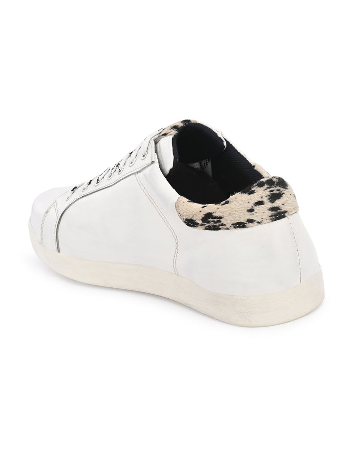 Men's Genuine Sheep Leather Lace up Casual Sneaker Shoe/ Carlo Goose Collection