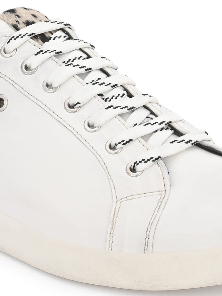 Men's Genuine Sheep Leather Lace up Casual Sneaker Shoe/ Carlo Goose Collection