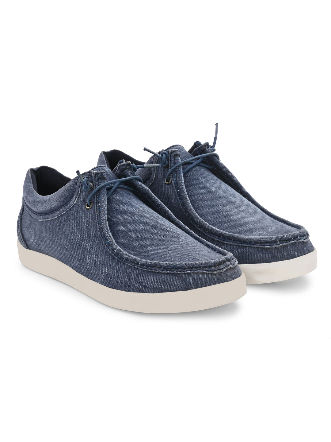 Men's Canvas Fancy Lace Up Casual Shoes