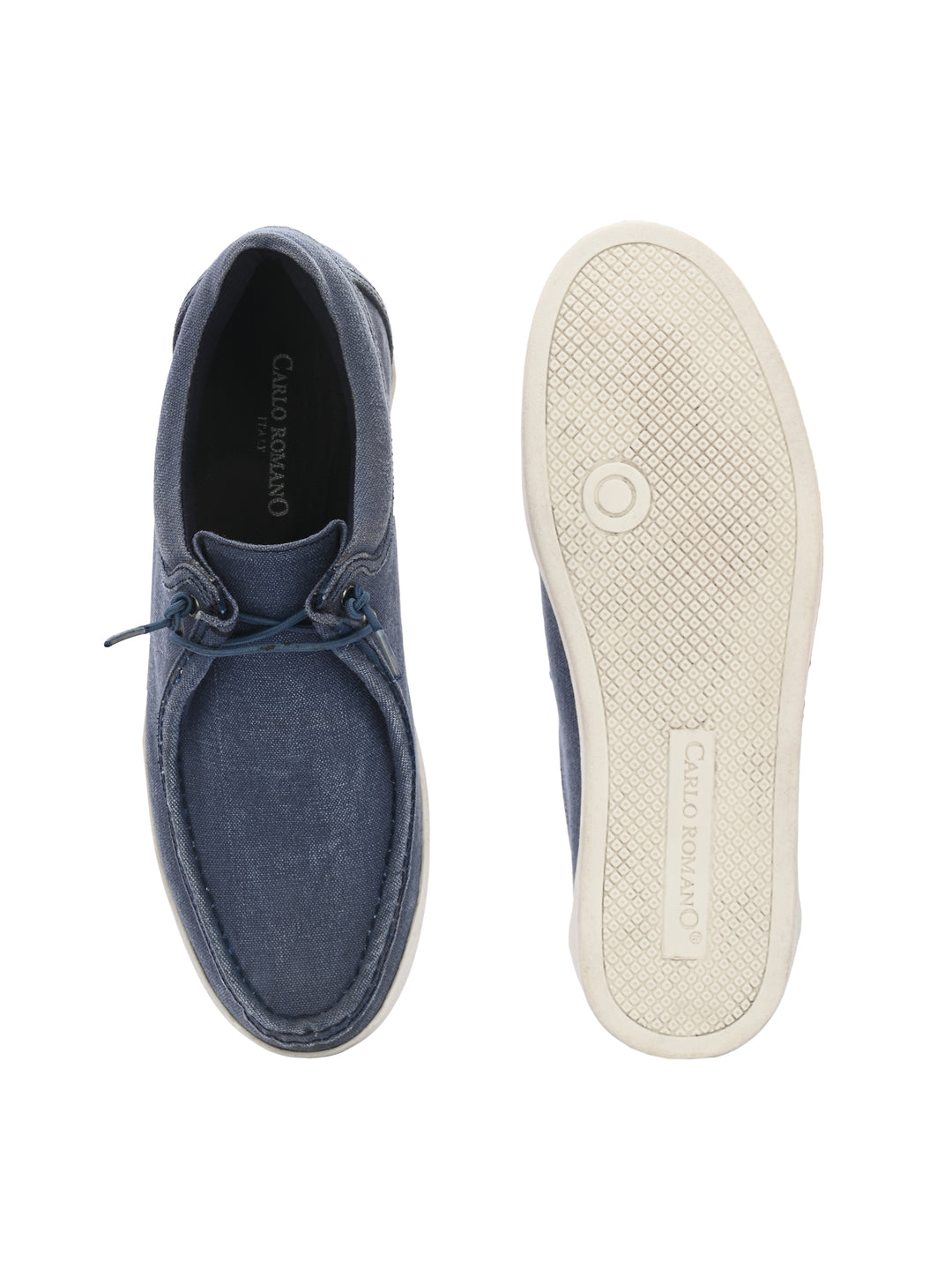 Men's Canvas Fancy Lace Up Casual Shoes