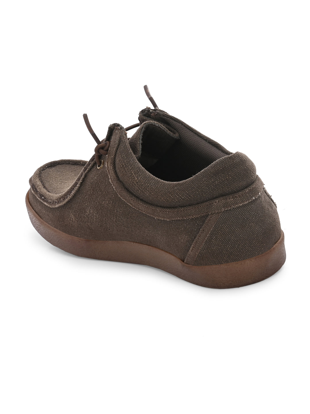 Men's Canvas Fancy Lace Up Casual Shoes